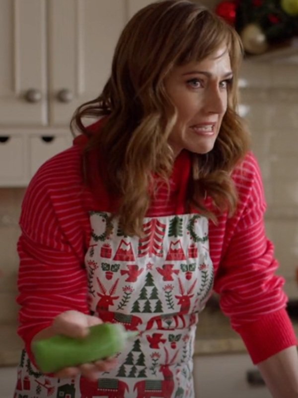 A World Record Christmas 2023 Nikki Deloach Pink Hoodie - PINESMAX