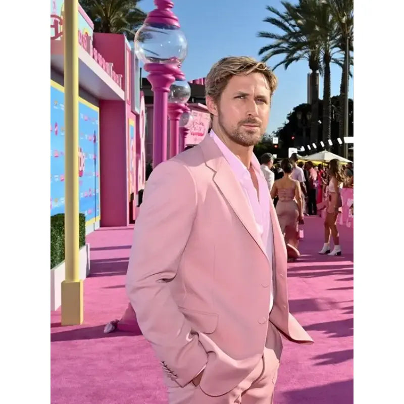 Barbie 2023 Ryan Gosling Pink Suit - PINESMAX