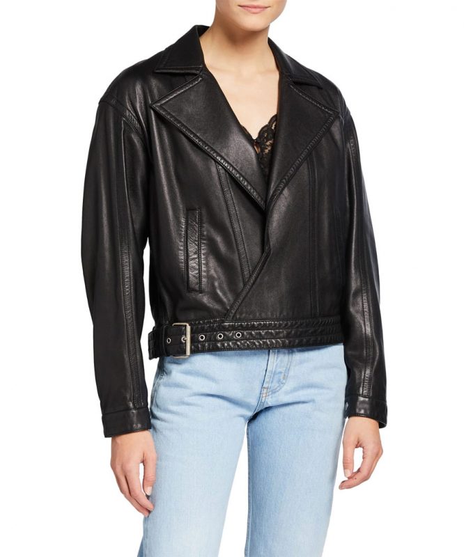 Emily in Paris S02 Camille Leather Jacket