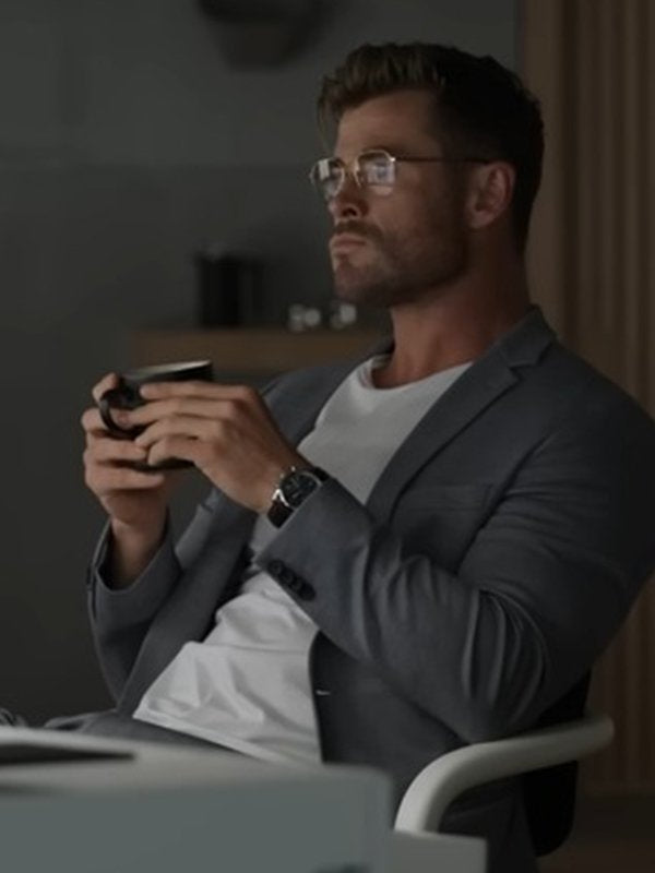 Chris Hemsworth Escape From Spiderhead 2022 Blazer