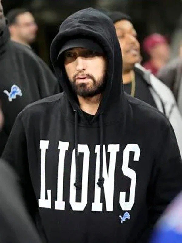 Eminem Detroit Lions Black Fleece Hoodie
