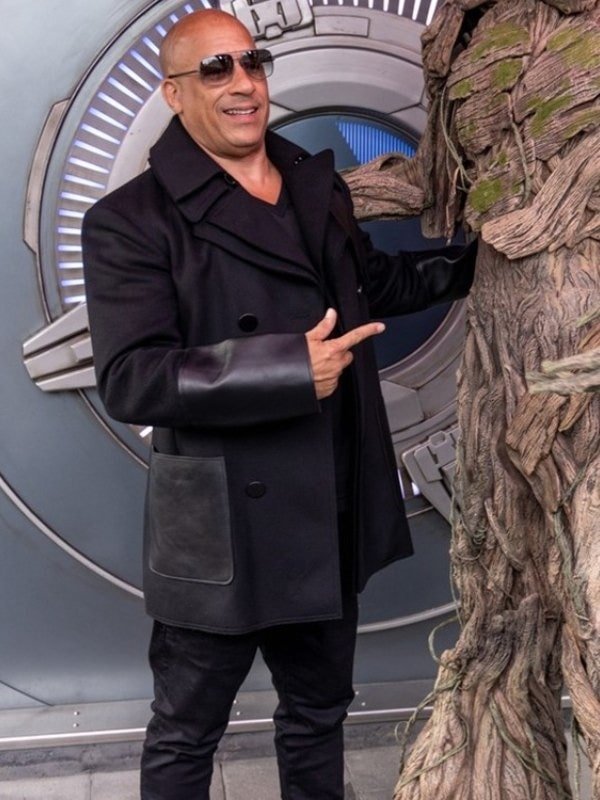 Vin Diesel Guardians Of The Galaxy Vol. 3 Black Coat - PINESMAX