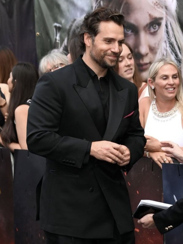 Henry Cavill The Witcher Season 3 Premiere Suit - PINESMAX