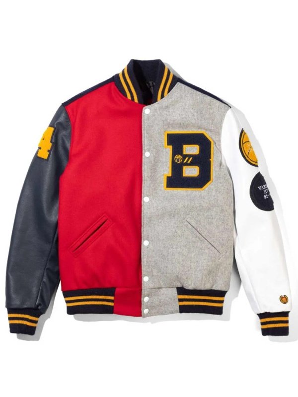 Will Smith X Varsity Multicolor Wool & Leather Jacket