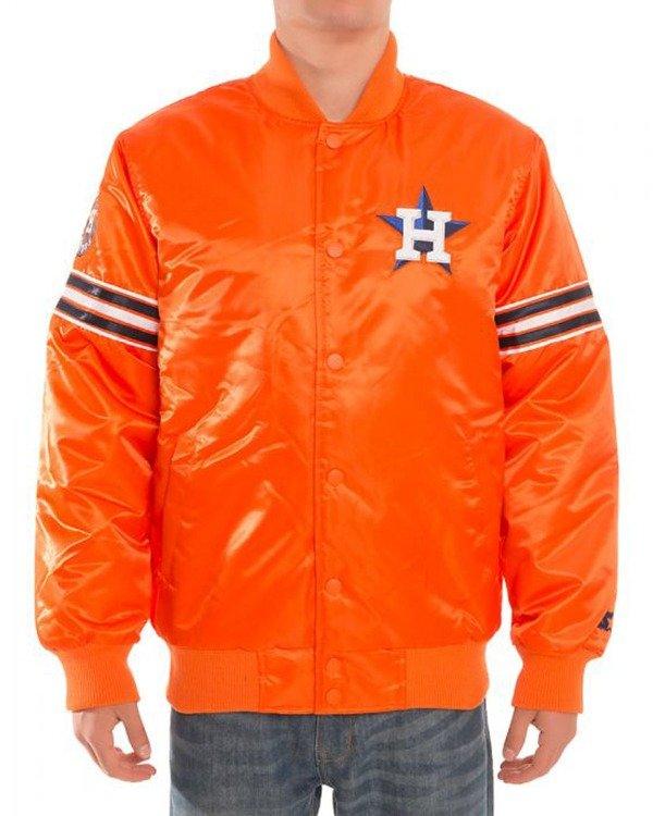 Houston Astros Orange Jacket Custom Size