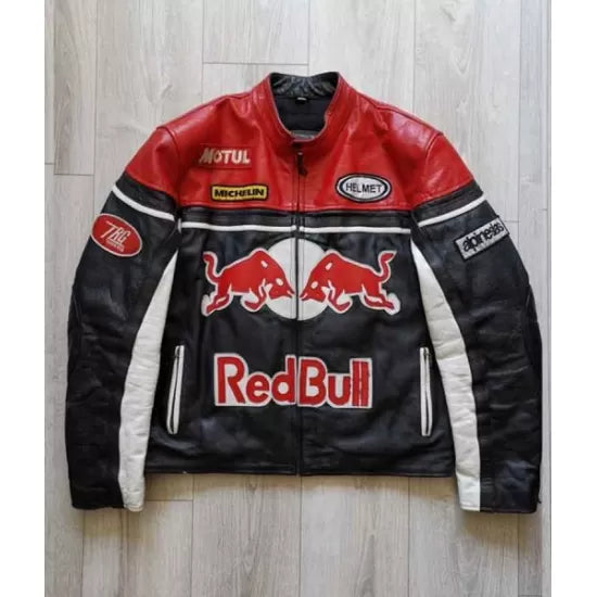 RED BULL Racing Leather Jacket - PINESMAX