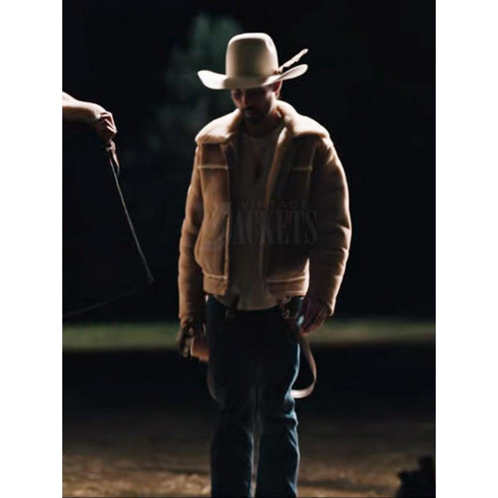 Walker Shearling Jacket Yellowstone Season 4 - PINESMAX