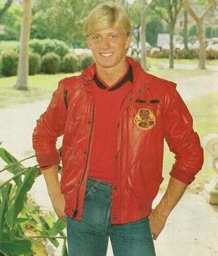 Cobra Kai Johnny Lawrence Red Leather Jacket - PINESMAX