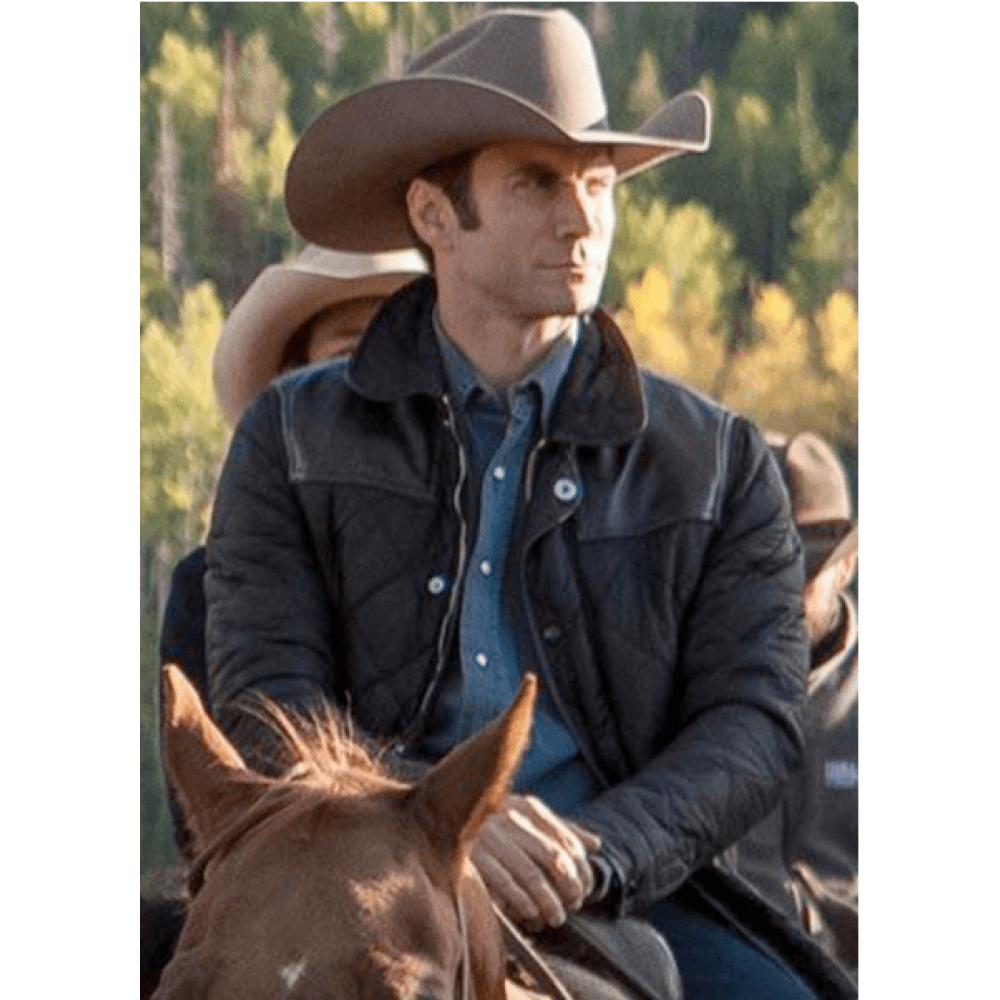 Jamie Dutton Quilted Jacket Yellowstone Season 5 - PINESMAX