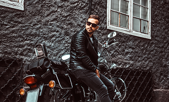 How to wear a leather biker jacket - PINESMAX
