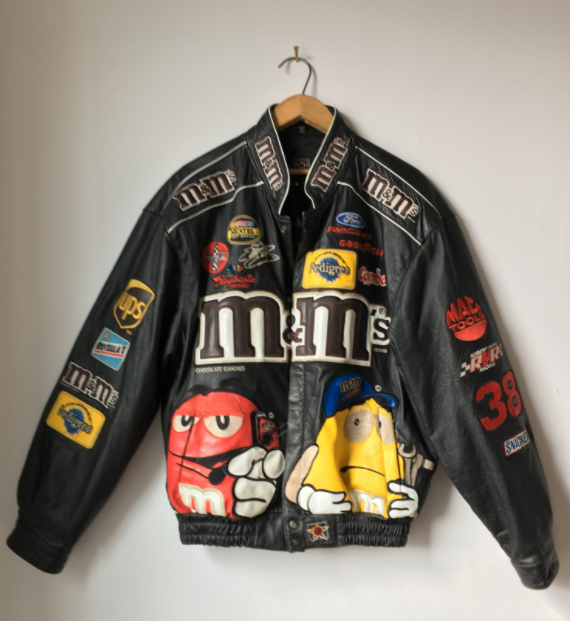 M&ms Leather Jacket - PINESMAX