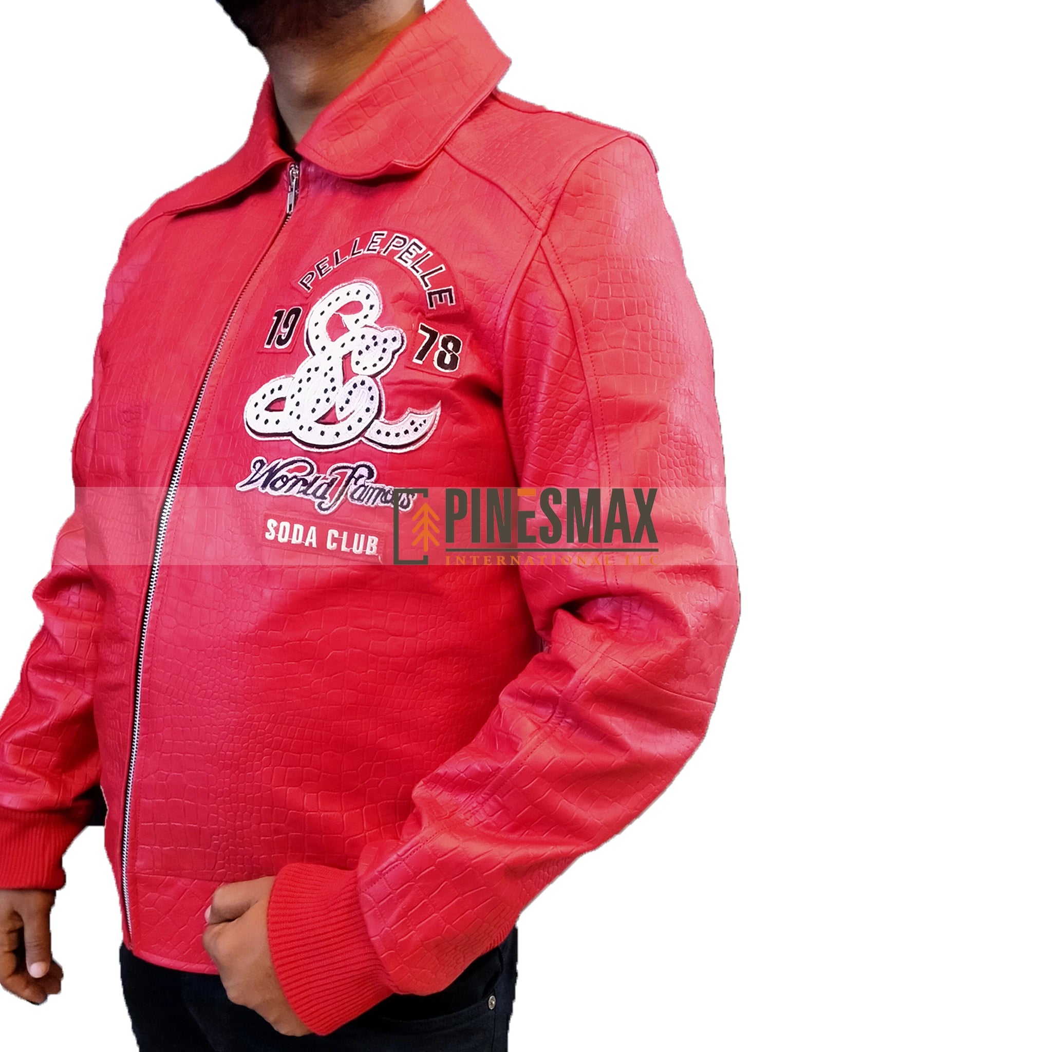 Pelle Pelle Soda Club Red Leather Jacket - PINESMAX