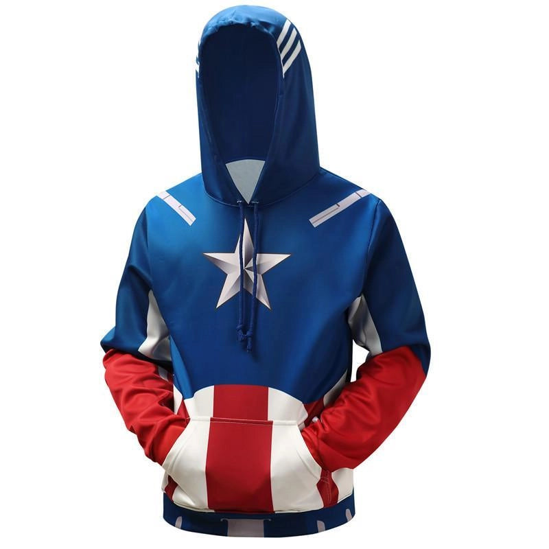 Captain America The Avengers Pull Over Hoodie