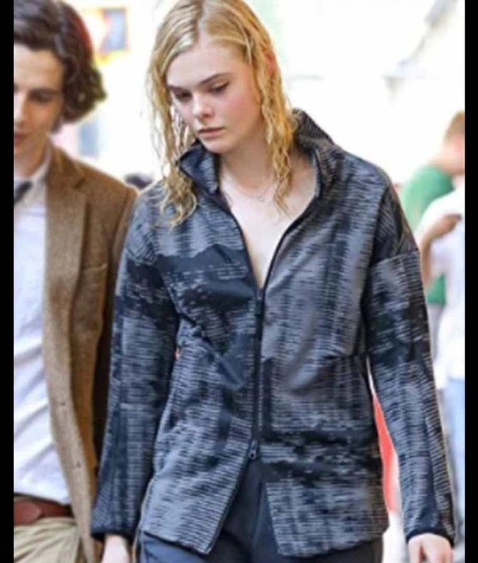 A Rainy Day In New York Elle Fanning Jacket