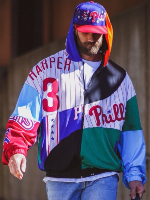 Bryce Harper  Phillies Opening Day Multicolor Jacket