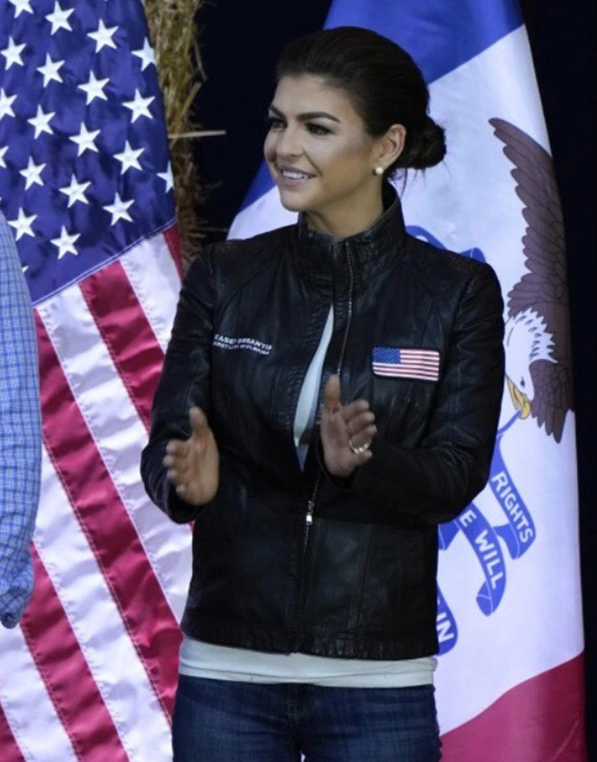 Casey DeSantis Where Woke Goes to Die Leather Jacket - PINESMAX
