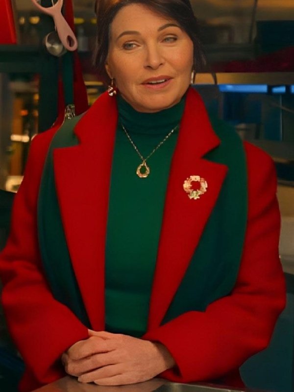 Christmas Keepsake 2023 Elisa James Red Trench Coat
