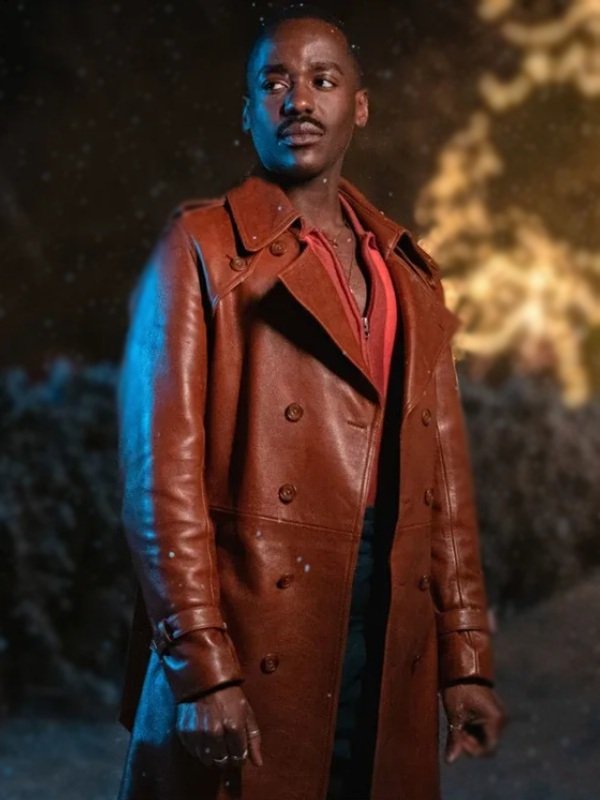 Doctor Who 15th Doctor Ncuti Gatwa Brown Coat