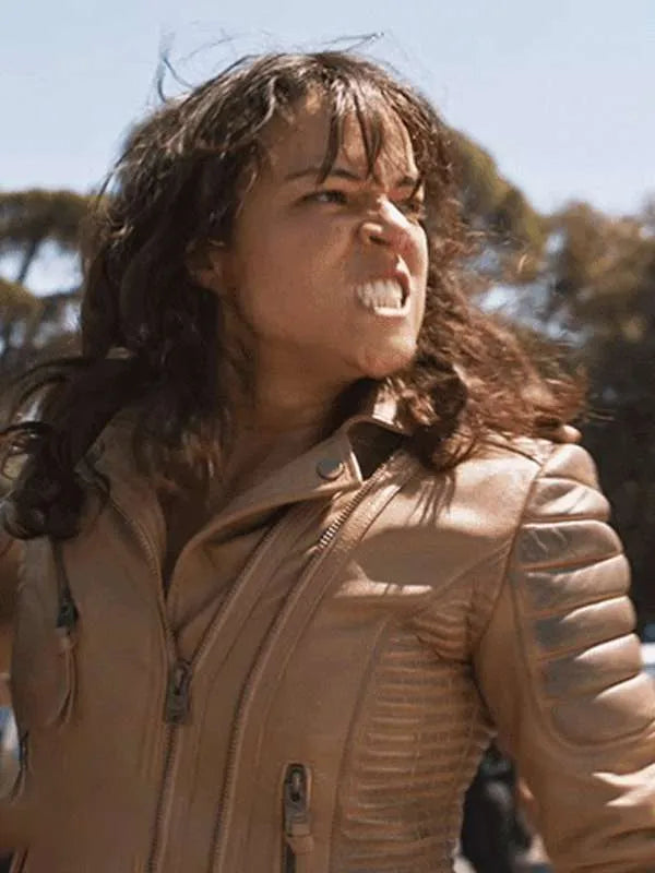 Fast X 2023 Michelle Rodriguez Leather Jacket - PINESMAX