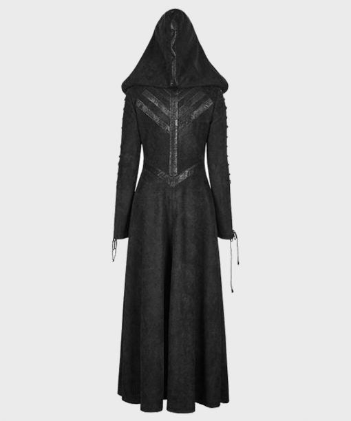 Gothic Dark Angel Hooded Coat - PINESMAX