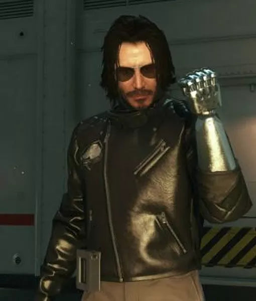 Cyberpunk 2077 Johnny Silverhand Leather Jacket - PINESMAX