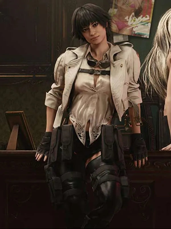 Devil May Cry 5 Video Game Lady Jacket - PINESMAX