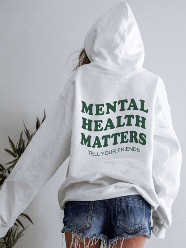 Mental Health Matters Pullover Hoodie - PINESMAX