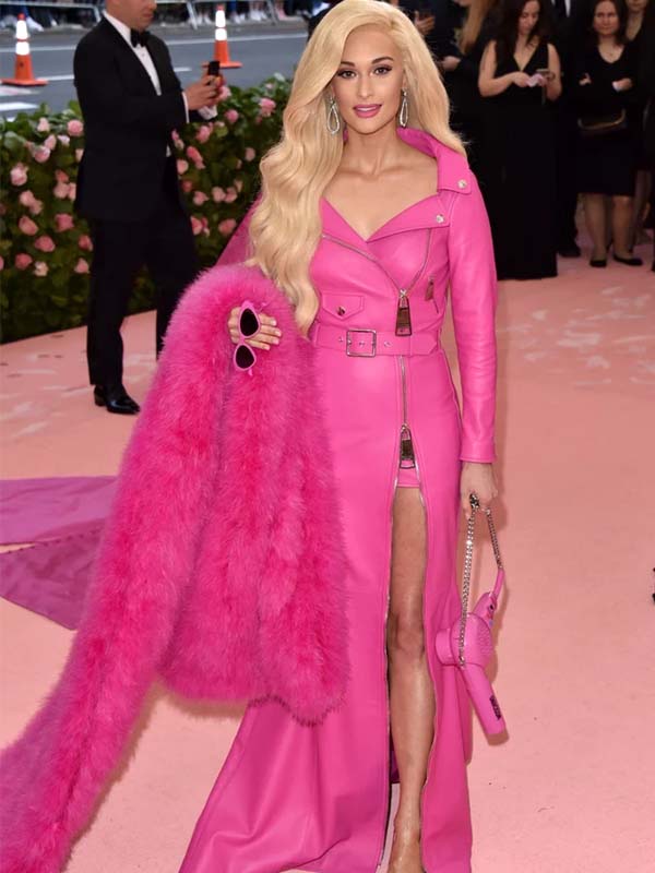 Barbie Met Gala Pink Long Coat - PINESMAX