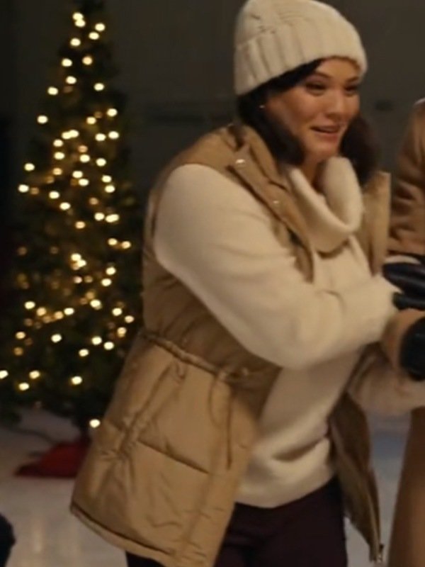 Mom’s Christmas Boyfriend 2023 Emma Morgan Puffer Vest - PINESMAX