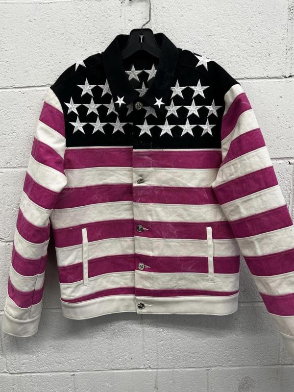 Lil Uzi Vert American Flag Jacket - PINESMAX