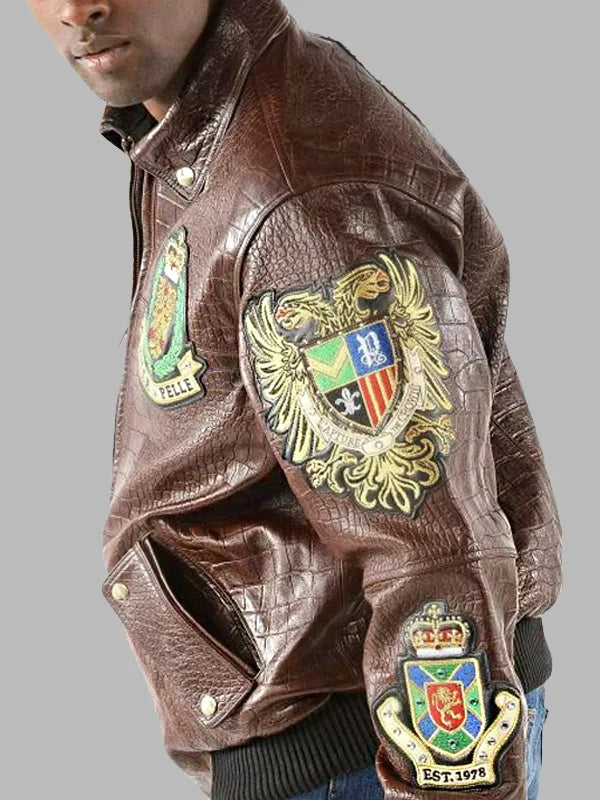1978 Pelle Pelle Brown Leather Jacket - PINESMAX
