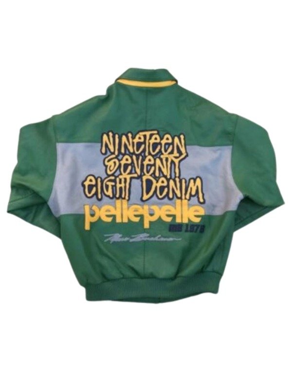 1978 Pelle Pelle Green Leather Jacket - PINESMAX