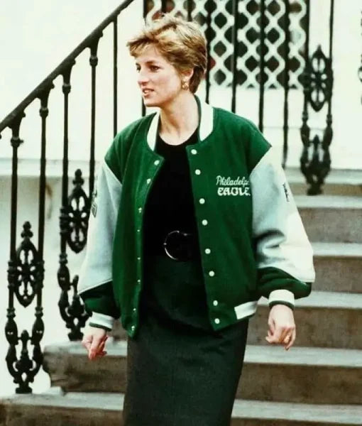 Princess Diana Philadelphia Eagles Jacket - PINESMAX