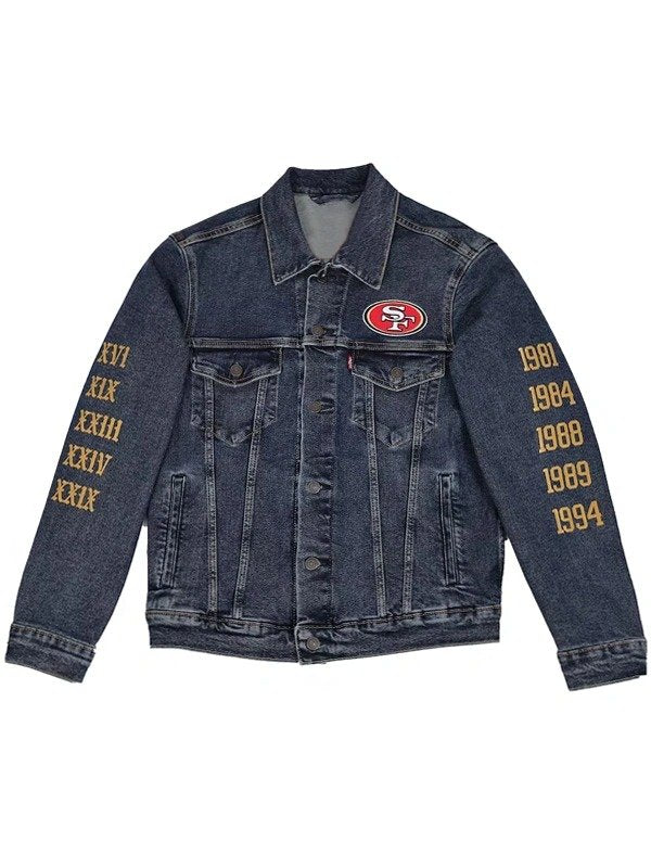 San Francisco 49ers Faithful Denim Trucker Jacket