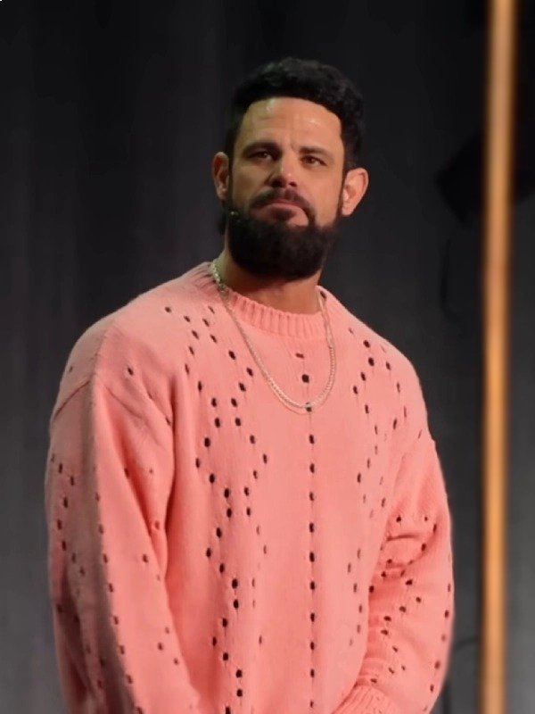 Steven Furtick Easter Pink Fleece Sweater