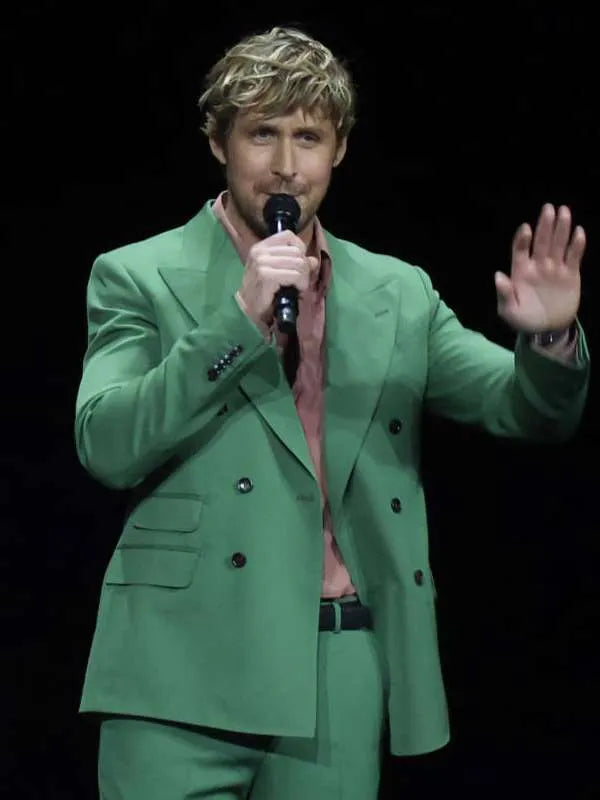 Ryan Gosling Movie Event The Fall Guy 2024 Green Suit