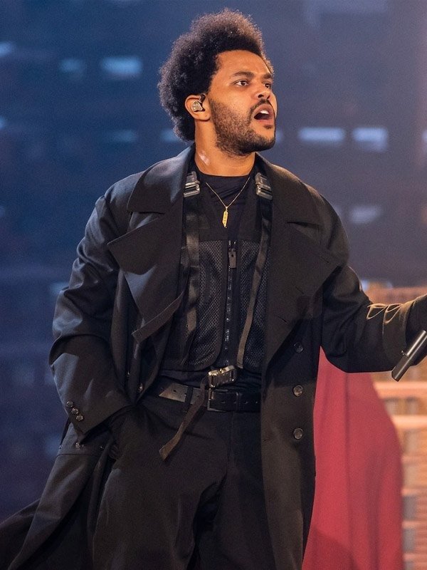 The Weeknd Sofi Stadium Black Coat