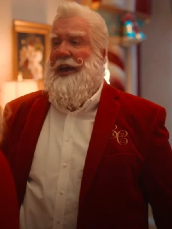 The Santa Clauses Season 2 Tim Allen Red Blazer - PINESMAX