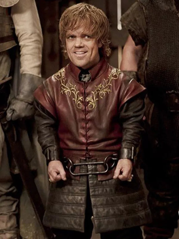 Game Of Thrones Peter Dinklage Leather Vest - PINESMAX