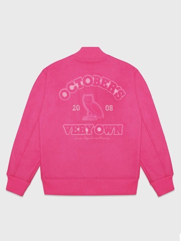 October’s Very Own Pink Hooded Jacket