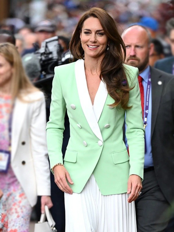 Wimbledon 2023 Kate Middleton Green Blazer - PINESMAX