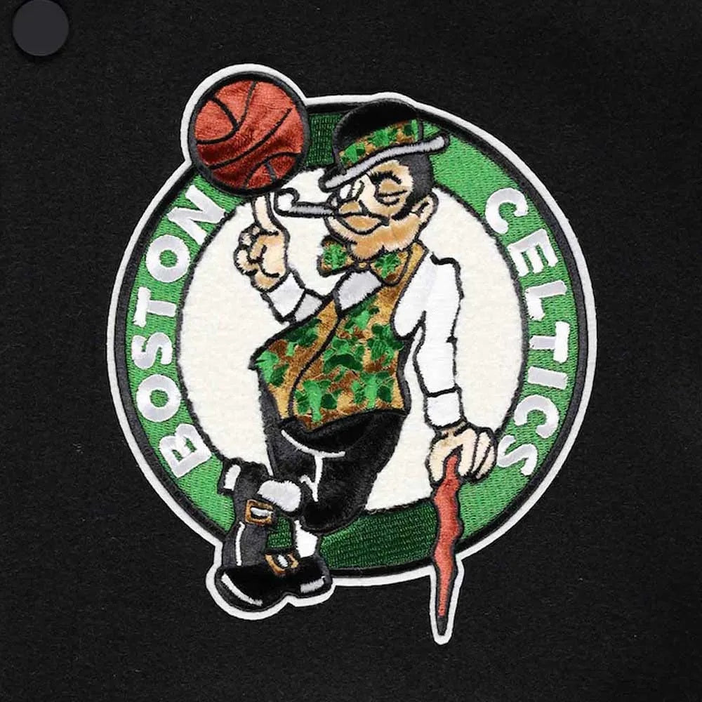 NBA Finals Boston Celtics Mash Up Champions Varsity Jacket - PINESMAX