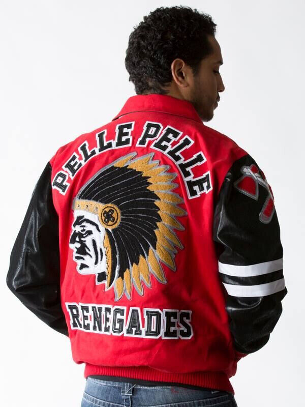 Pelle Pelle Renegades Black And Red Jacket
