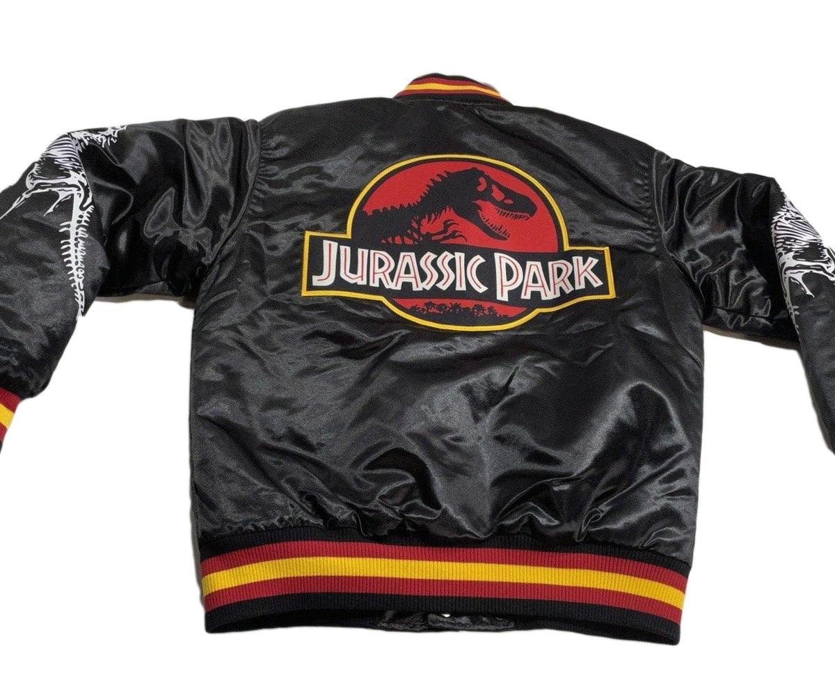 Jurassic Park Black Bomber Jacket - PINESMAX