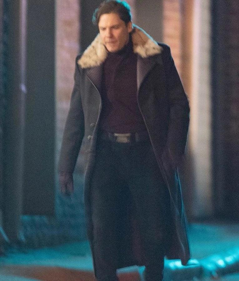 ZEMO THE FALCON AND THE WINTER SOLDIER FUR COLLAR COAT - PINESMAX