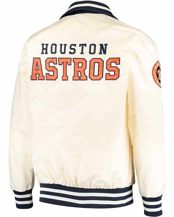 Houston Astros Captain II Full Zip Cream Jacket - PINESMAX