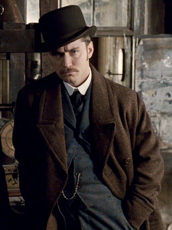 Jude Law Sherlock Holmes Brown Coat - PINESMAX
