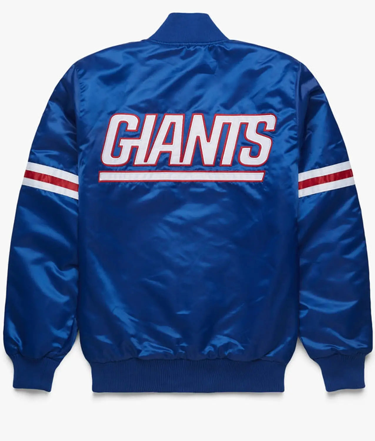 New York Giants Royal Blue Satin Jacket - PINESMAX