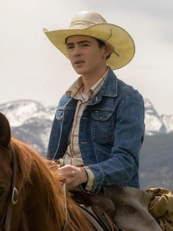 Finn Little Denim Jacket Yellowstone Season 5 - PINESMAX