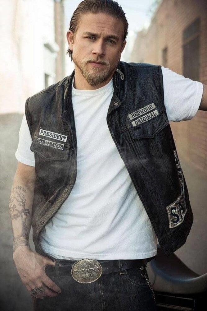 Sons Of Anarchy Leather Vest - PINESMAX